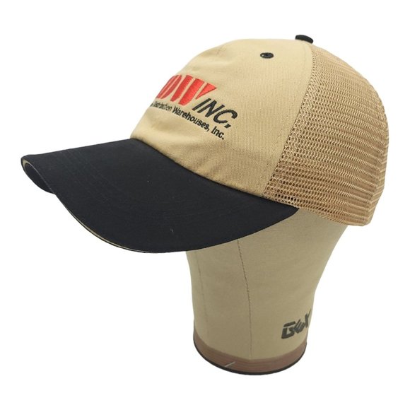 HDW Hardware Distribution Warehouses Mesh Snapback Cap Trucker Baseball Hat - Picture 2 of 12